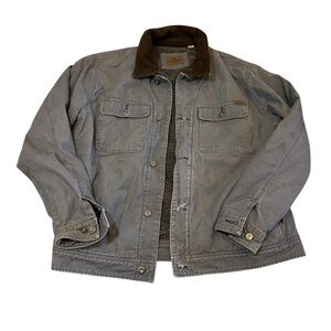 Woolrich Canvas Sherpa Jacket- XL